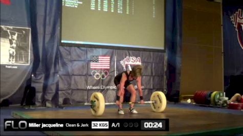 Jaqueline Miller (W65, 48kgs) CJ 32 kgs