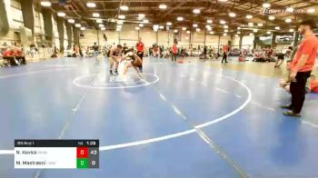 182 lbs Prelims - Noah Kovick, Team Carnage vs Michael Mastreoni, Iron Horse Blue