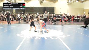 81 lbs Rr Rnd 2 - Trevor Cecco, ICWL Bruisers Club - ESC vs Matthew Gillis, Maine Hammahs - ESC