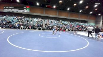 113 lbs Cons. Round 3 - Wyatt Valice, Del Oro vs Christian Gonzalez, Rancho Bernardo