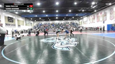 105 Girls Cons. Semi - Reika Proctor, Steele Canyon vs Jianna Goodwin, Olympian