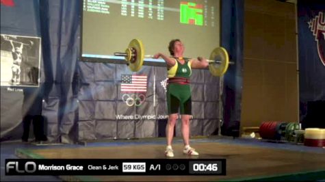 Grace Morrison (W60, 75kgs) CJ 59 kgs