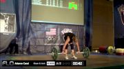 Carol Adams (W65, 63kgs) CJ 41 kgs