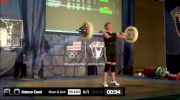 Carol Adams (W65, 63kgs) CJ 39 kgs