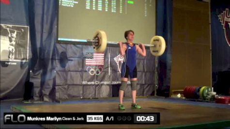 Andrea Murray (W65, 58kgs) CJ 35 kgs