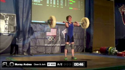 Andrea Murray (W65, 58kgs) CJ 37 kgs