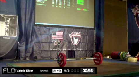 Sandra Wallace (W65, 75+kgs) Snatch 29 kgs
