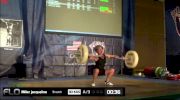 Jaqueline Miller (W65, 48kgs) Snatch 30 kgs