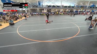 95 lbs 3rd Place Match - Brookson Marksbury, Unattached vs Aiden DAlie, BAM TC