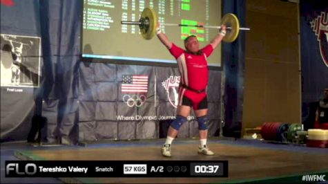 Valery Tereshko (M65, 105+kgs) Snatch 57 kgs