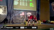 John Seppyes (M65, 77kgs) Snatch 59 kgs
