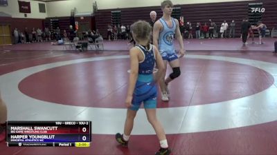 10U-2 lbs Round 2 - Marshall Swancutt, Big Game Wrestling Club vs Harper Youngblut, Immortal Athletics WC