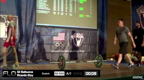 Gil Eloy (M60, 69kgs) Snatch 50 kgs