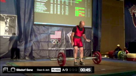 Gene Gilsdorf (M60, 62kgs) CJ 75 kgs