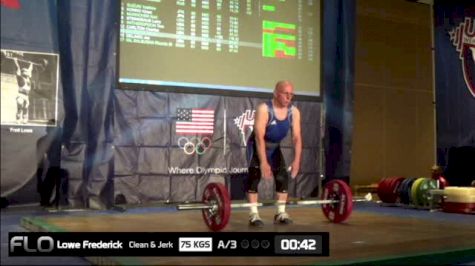 Frederick Lowe (M65, 69kgs) CJ 75 kgs