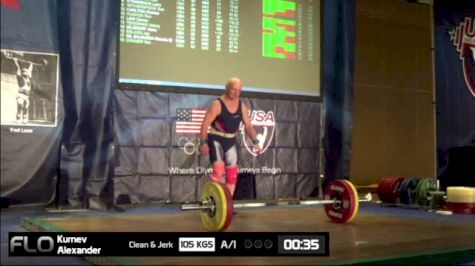 Alexander Kurnev (M65, 77kgs) CJ 105 kgs