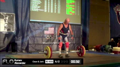 Alexander Kurnev (M65, 77kgs) CJ 110 kgs