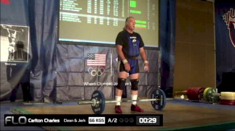 Charles Carlton (M65, 105+kgs) CJ 66 kgs kgs