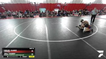 138 lbs Champ. Round 1 - Miguel Juarez, Wisconsin vs Siraj Whirry, Baldwin Woodville Wrestling Club