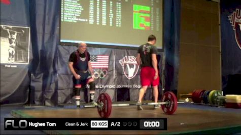 Tom Hughes (M65, 105kgs) CJ 80 kgs 2