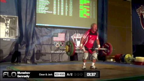 Murashov Gennadiy (M65, 85kgs) CJ 103 kgs