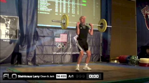 Larry Steinkraus (M65, 85kgs) CJ 56 kgs