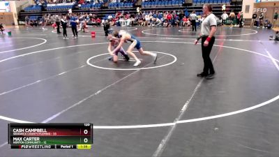 120 lbs Round 5 - Cash Campbell, Sedgwick County/Fleming vs Max Carter, Norton Community