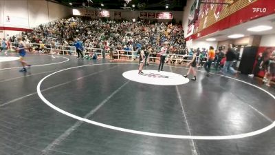 80B Quarterfinal - Bridger Jacobs, Lander Middle School vs Daxyn Crippen, Worland Middle School
