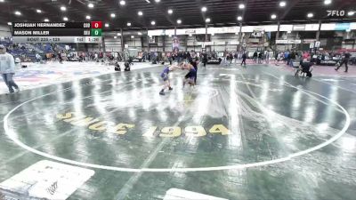 125 lbs Quarterfinal - Mason Miller, Beulah-Hazen vs Joshuah Hernandez, Cody