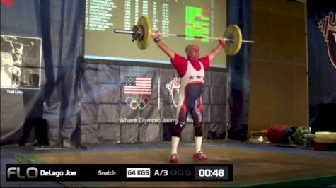 Tom Hughes (M65, 105kgs) Snatch 64 kgs