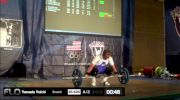 Yoichi Yamada (M60, 85kgs) Snatch 65 kgs