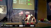 Walter Warren (M60, 94 kgs) Snatch 65 kgs