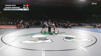 4A/3A/2A/1A Girls 235 1st Place Match - Lizabeth Henderson, Mazama Girls vs Vivianna Scott, St. Helens Girls