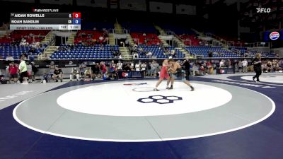 190 lbs Cons. Rd Of 64 - Aidan Rowells, IL vs Noah Sandlin, CA