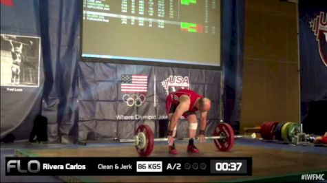 Carlos Rivera (M60, 85kgs) CJ 86 kgs