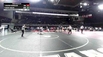 150 lbs 7th Place Match - Colton Gonzalez, Central Catholic vs Scott Kelch, Downey