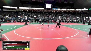 85 lbs Champ. Round 1 - Brayden Nash, OHCA vs Rasheed Johnson, RTLA