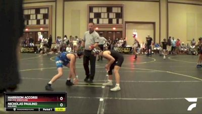 120 lbs Quarterfinal - Nicholas Paulino, Holmdel vs Harrison Accorsi, Fish Eye Wrestling