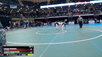 130 lbs Semifinal - Kaden Vanbuskirk, Valdez High School vs Cache Henning, Unalaska