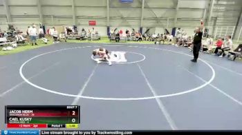 120 lbs Round 2 (8 Team) - Jacob Herm, Wisconsin Blue vs Cael Kusky, Georgia Red