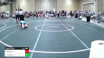 88 lbs Quarterfinal - Giovani Suarez, Rough House vs Lucas Forman, Nevada Elite WC