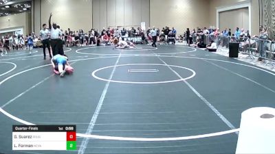 88 lbs Quarterfinal - Giovani Suarez, Rough House vs Lucas Forman, Nevada Elite WC