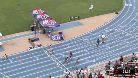 Youth Boys' 200m, Finals 11 - Age 11