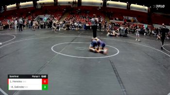 68 lbs Semifinal - Kaiden Galindez, Massa`s Maniacs vs Landon Hensley, Quest