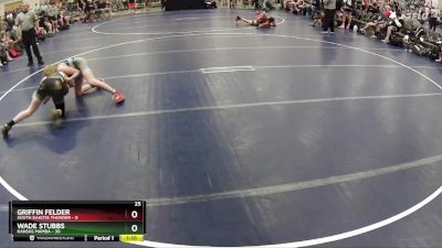 110 lbs Round 3 (6 Team) - Wade Stubbs, Kansas Mamba vs Griffin Felder, South Dakota Thunder