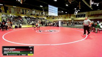 120 lbs Quarterfinal - Nicholas Quintana, Dinuba vs Kekoa Ogawa, Central Catholic