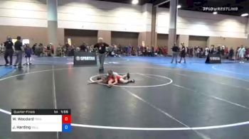 86 kg Quarterfinal - Walker Woodard, Troup Youth Wrestling (TYW) vs Justice Harding, Wellington Wrestling Club