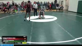 160 lbs 1st Place Match - Colton Durham, Scottsboro vs Dyquayvious King, Deshler