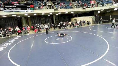 115 lbs Cons. Round 5 - Ma`Kayla Bonner, Unattached vs Gigi Linhorst, Unattached