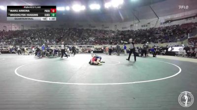 G6A-110 lbs Quarterfinal - Marli Arbona, Ponca City-Girls vs Brooklynn Huggins, El Reno-Girls